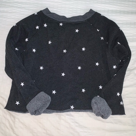 WILDFOX FOOTBALL STAR CROPPED SWEATSHIRT - Picture 3 of 4